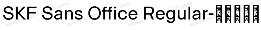 SKF Sans Office Regular字体转换